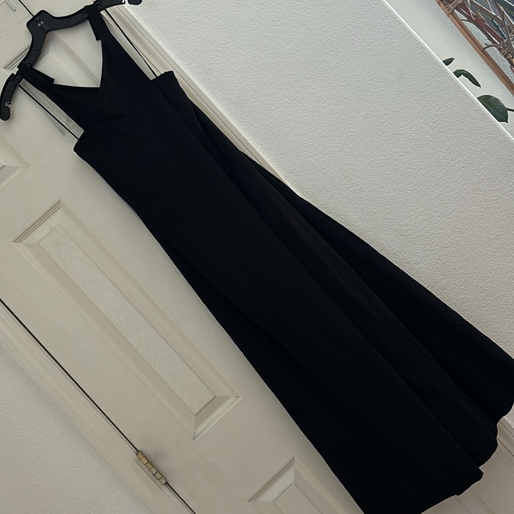 Zara Black Halter Maxi Sundress - Picture 2 of 6